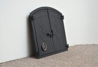48 X 38 Cm Cast Iron Door Clay   Bread Oven Doors Pizza With Thermometer