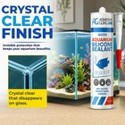 Aquarium Silicone Sealant Clear  10 5 Fl Oz   100  Non-toxic For Fish 1 Pk
