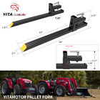 60  4000lb Clamp On Bucket Pallet Heavy Duty Forks For Tractor Loader Bucket Us