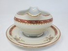 Meito Barclay Gravy With Attached Underplate Ivory China Occupied Japan