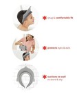 Baby Shower Cap   Bath Visor  Grey