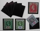 50 Hawid Stamp Mounts - Black Or Clear - Cut To Size