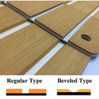 Bevel Edge Eva Foam Boat Flooring Mat Decking Sheet 94 5  Marine Faux Teak Floor