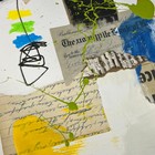 Original Mixed Media Abstract Art Collage 11x14    new Occupation  Signed