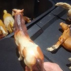 Breyer Plastic Model Horse Foal Figurine Brown   White Paint pinto