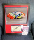 Jeff Gordon Signed Photo Display Framed Jsa Nascar