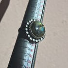 Stunning Ancient Roman Silver Ring With Beautiful Stone     Rare Collector Piece