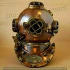 18  Diving Helmet Us Navy Mark V Deep Sea Divers Antique Scuba Sea Divers Helmet