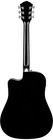 Fender Fa-125ce Dreadnought Cutaway Acoustic-electric Guitar - Black