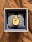 Timex X Noah Moon Phase - Date Quartz Cream Dial - Gold Case - Black Leather