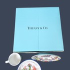 1992 Tiffany   Co Five Little Pigs 3 Piece Baby Set Cup Plate Bowl Original Box 