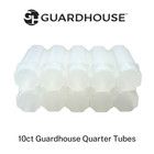 Qty 10 Guardhouse Square Quarter Coin Tubes Each Holds 40 Coins