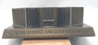 Vintage Banthrico Replica Metal Coin Bank W key Norwood Savings And Loan  ohio 