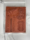 Stampin  Up  Cycle Celebration Set Of 6 Unmounted Rubber  130273 Retired B12