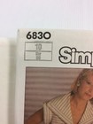 1985 Simplicity 6830 Vtg Sewing Pattern Connoisseur Collection Dress Size 10