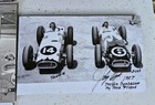 Vintage Autographed Indycar Photos Johnny Boyd And Others