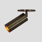 Single Light Cylinder Shade Sputnik Flush Mount Ceiling   Wall Fixture