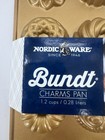 Nordic Ware Bundt Charms Gold Mini Cake Pan 1 2 Cup New Read Fast Shipping