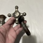 Antique Nickel Brass Hot Cold Sink Faucets