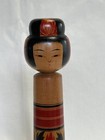 Japanese Antique Kokeshi Naruko Kakizawa Koretaka Mage Folk Art Wood Doll 9 6 In