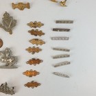 Job Lot Vintage British Military Civil Service Army Cap Badges Wwii Nfs Raf