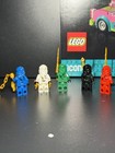 New Custom Lego Ninjago Dx Minifigures Set Cole Zane Kai Jay With Golden Weapons