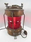 Copper   Brass Fresnel Lens Nautical Light