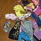  vintage Tiny Doll Mixed Lot Clothes--1 5   tall--dresses 3    Used