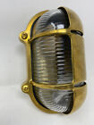 Nautical Ship Brass Marine Passageway Bulkhead Antique Wall Light Fixture