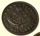1850 Bank Of Upper Canada 1 2 Penny Token Km  Tn2