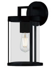 Lowe s Quoizel Claire Hardwired Outdoor Wall Light Matte Black 5632039  s1500