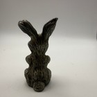Vintage 1981 Spoontiques Pewter Bunny Rabbit With Carrot Figurine F144 Miniature