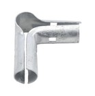 Chain Link 1 3 8  X 1 3 8  Corner Line Rail Clamp Galvanized Steel  pack Of 4 
