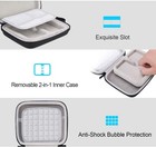 Lacdo 2-in-1 Hard Drive Carrying Case For Sandisk Extreme Portable External Ssd