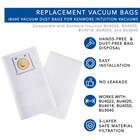 Non-oem Vacuum Bags Compatible For Kenmore Bu4050 Bu4022 Bu4020 Bu4018 Bu3040