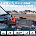 4000a Car Battery Jump Starter  Portable Car Jump Starter For Up To 10l Gas