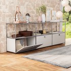 Classic Style Modern Storage Cabinet Free-standing Storge Shelf For Living Room