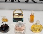 Vtg Miniature Perfume Bottle Lot Of 6 Rare Royal Copenhage Poison  Dior ysatis  