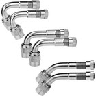 6 Pack Valve Nozzle Inflation Extensions 45 Degree 90 Degree 135 Degree For Car
