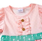 New Boutique Floral Tunic Dress   Ruffle Leggings Girls Outfit Set