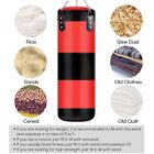 Heavy Boxing Punching Bag Training Gloves Speed Set Kicking Mma Workout Gym