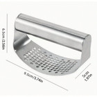Garlic Press Crusher Squeezer Masher Mincer Stainless Steel Manual Kitchen Tool