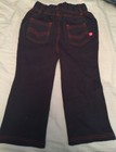 Zutano Navy Blue French Terry Jean Pants W  Orange Accents Size 2t -- Nwt