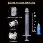 10 Pack 3ml cc Disposable Luer Lock Lab Syringes With 23ga 1 5 Inch Needle   Ind