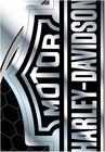 Harley-davidson Chrome Bar   Shield Extra Large Wall  Decal 11 5  X 14 25  30950