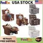 Adjustable Oversized Massage Recliner Chair W remote Control   Dual Side Pockets