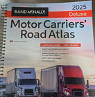 Rand Mcnally Deluxe Motor Carriers  Road Atlas 2025 Delux 