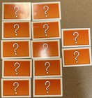 2013 Hasbro Monopoly Replacement Piece 12 Chance Cards