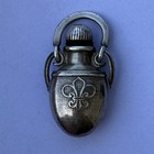 Vintage Sterling Silver Perfume Bottle Pendant - Snuff Perfume Amulet