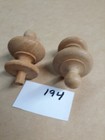 Lot Of 2 Nos Wooden Finials  194
